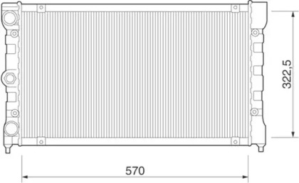 Теплообменник (MAGNETI MARELLI: 350213270000)