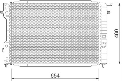 Теплообменник (MAGNETI MARELLI: 350213280000)