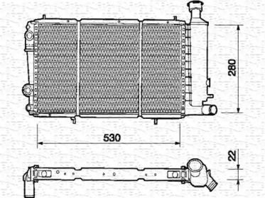 Теплообменник (MAGNETI MARELLI: 350213310000)