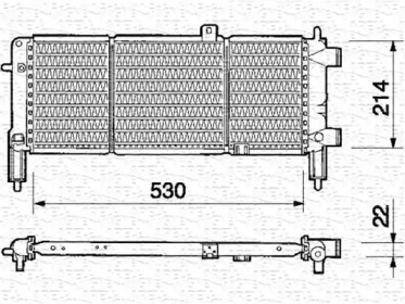 Теплообменник (MAGNETI MARELLI: 350213323000)