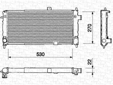 Теплообменник (MAGNETI MARELLI: 350213324000)