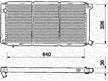 Теплообменник (MAGNETI MARELLI: 350213331000)