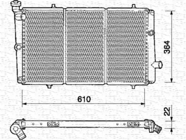 Теплообменник (MAGNETI MARELLI: 350213336000)