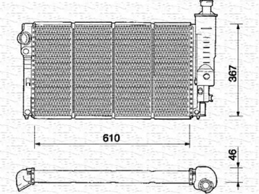 Теплообменник (MAGNETI MARELLI: 350213341000)