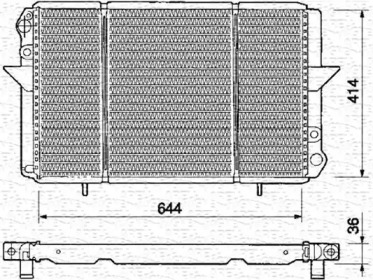 Теплообменник (MAGNETI MARELLI: 350213360000)