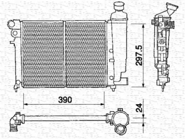 Теплообменник (MAGNETI MARELLI: 350213371000)