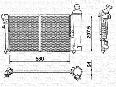 Теплообменник (MAGNETI MARELLI: 350213372000)