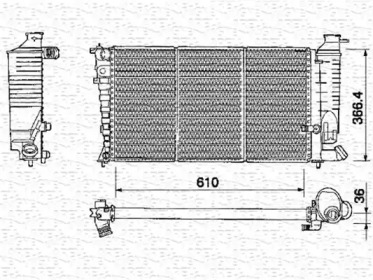 Теплообменник (MAGNETI MARELLI: 350213376000)