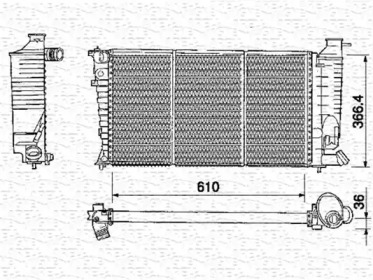 Теплообменник (MAGNETI MARELLI: 350213377000)