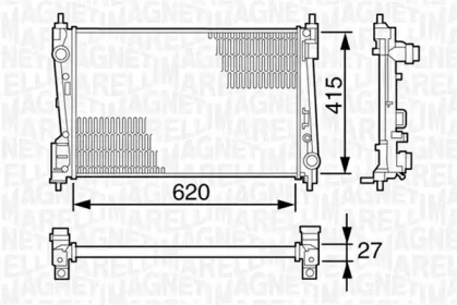 Теплообменник (MAGNETI MARELLI: 350213385000)