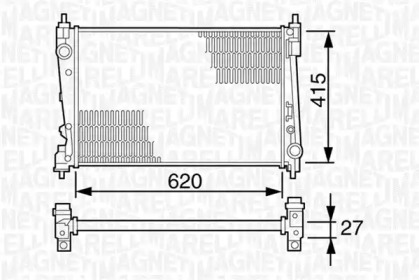 Теплообменник (MAGNETI MARELLI: 350213386000)