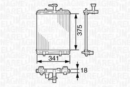 Теплообменник (MAGNETI MARELLI: 350213390000)