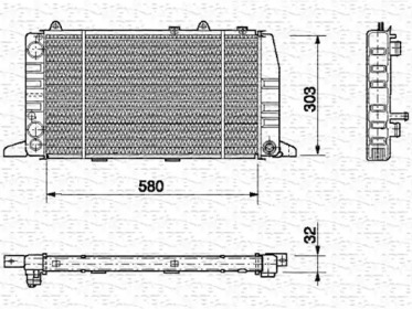 Теплообменник (MAGNETI MARELLI: 350213400000)