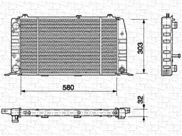 Теплообменник (MAGNETI MARELLI: 350213401000)