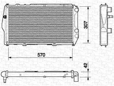 Теплообменник (MAGNETI MARELLI: 350213402000)