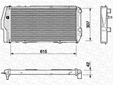 Теплообменник (MAGNETI MARELLI: 350213403000)