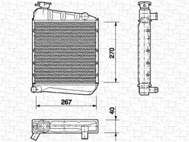 Теплообменник (MAGNETI MARELLI: 350213409000)