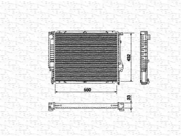 Теплообменник (MAGNETI MARELLI: 350213431000)