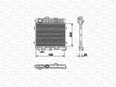 Теплообменник (MAGNETI MARELLI: 350213436000)