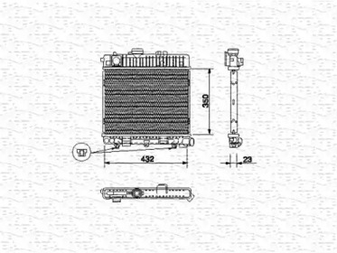 Теплообменник (MAGNETI MARELLI: 350213437000)