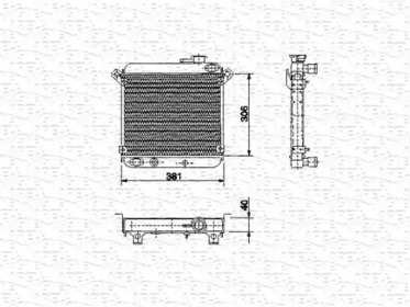 Теплообменник (MAGNETI MARELLI: 350213452000)