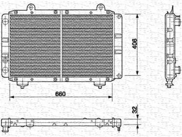 Теплообменник (MAGNETI MARELLI: 350213453000)