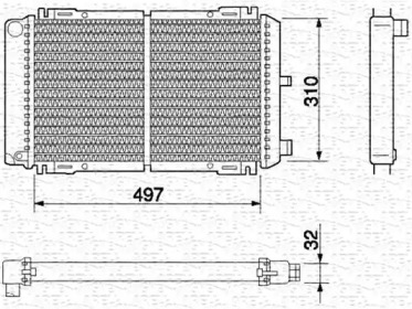 Теплообменник (MAGNETI MARELLI: 350213460000)