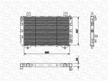 Теплообменник (MAGNETI MARELLI: 350213473000)