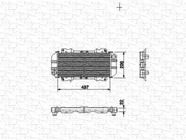 Теплообменник (MAGNETI MARELLI: 350213478000)