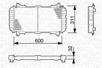 Теплообменник (MAGNETI MARELLI: 350213479000)