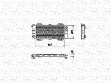 Теплообменник (MAGNETI MARELLI: 350213484000)