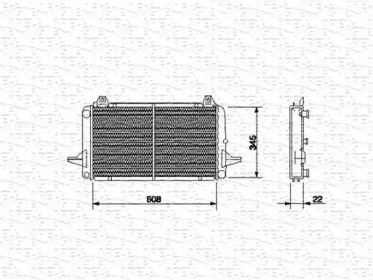 Теплообменник (MAGNETI MARELLI: 350213489000)