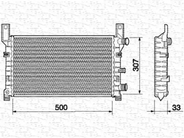 Теплообменник (MAGNETI MARELLI: 350213499000)