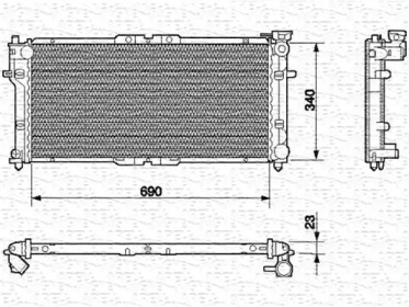 Теплообменник (MAGNETI MARELLI: 350213518000)