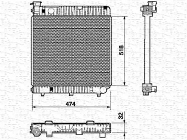 Теплообменник (MAGNETI MARELLI: 350213523000)