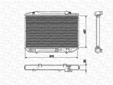 Теплообменник (MAGNETI MARELLI: 350213531000)