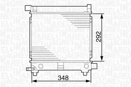 Теплообменник (MAGNETI MARELLI: 350213535000)