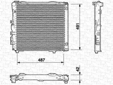 Теплообменник (MAGNETI MARELLI: 350213540000)