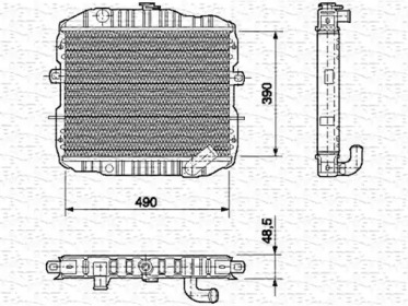 Теплообменник (MAGNETI MARELLI: 350213548000)