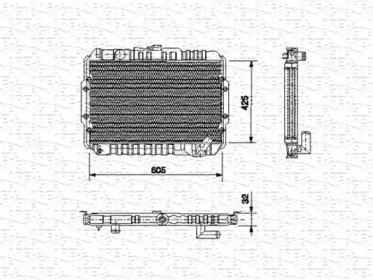 Теплообменник (MAGNETI MARELLI: 350213551000)