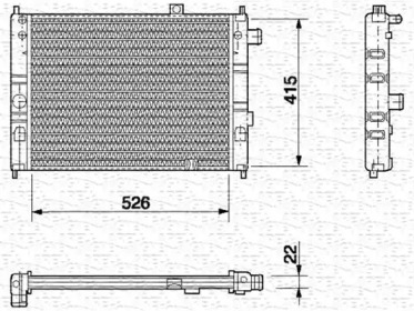 Теплообменник (MAGNETI MARELLI: 350213559000)