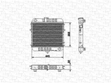 Теплообменник (MAGNETI MARELLI: 350213573000)