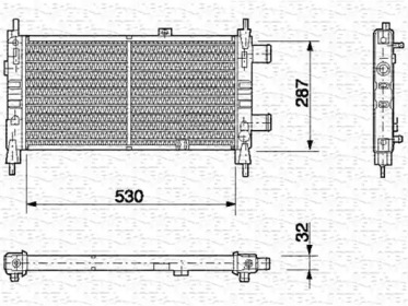 Теплообменник (MAGNETI MARELLI: 350213582000)