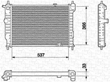 Теплообменник (MAGNETI MARELLI: 350213584000)