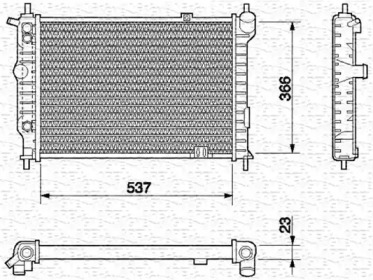 Теплообменник (MAGNETI MARELLI: 350213586000)