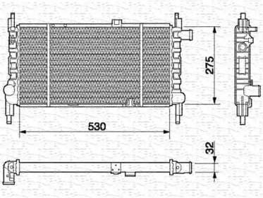 Теплообменник (MAGNETI MARELLI: 350213589000)