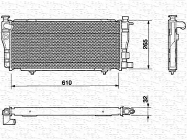 Теплообменник (MAGNETI MARELLI: 350213604000)