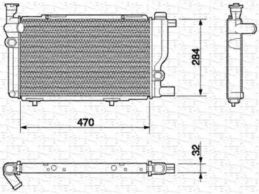 Теплообменник (MAGNETI MARELLI: 350213607000)