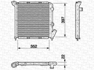 Теплообменник (MAGNETI MARELLI: 350213613000)