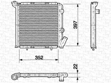 Теплообменник (MAGNETI MARELLI: 350213614000)